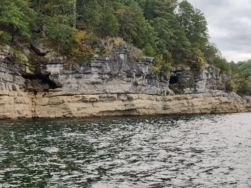View of bluffs overlooking Lake Norfork