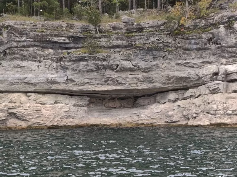 View of bluffs overlooking Lake Norfork
